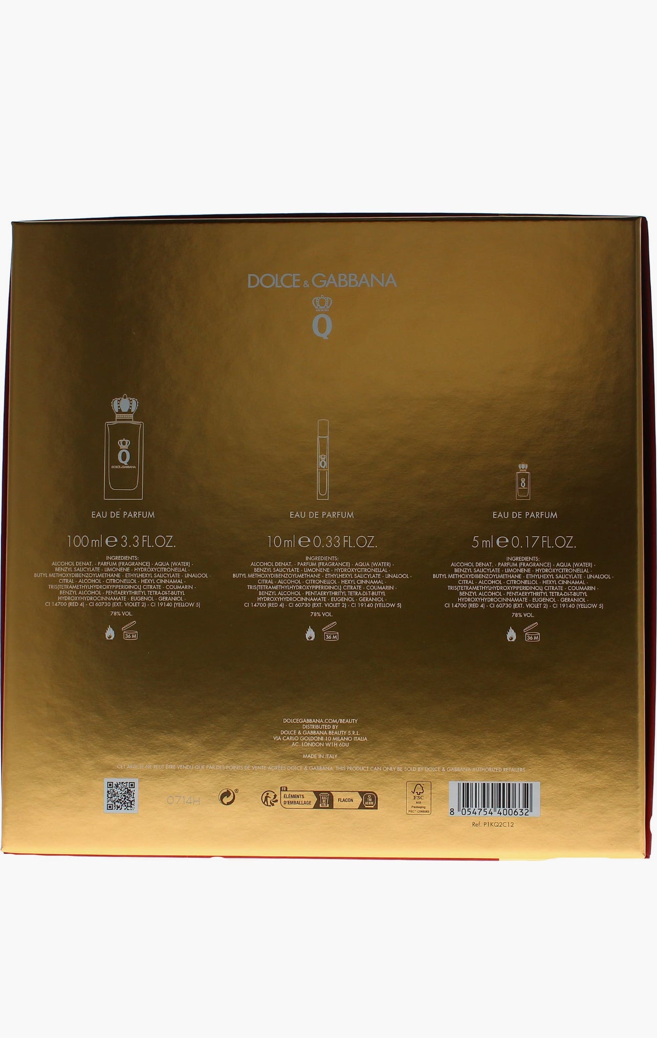 Dolce&Gabbana
Q by Dolce& Gabbana Eau de Parfum Set