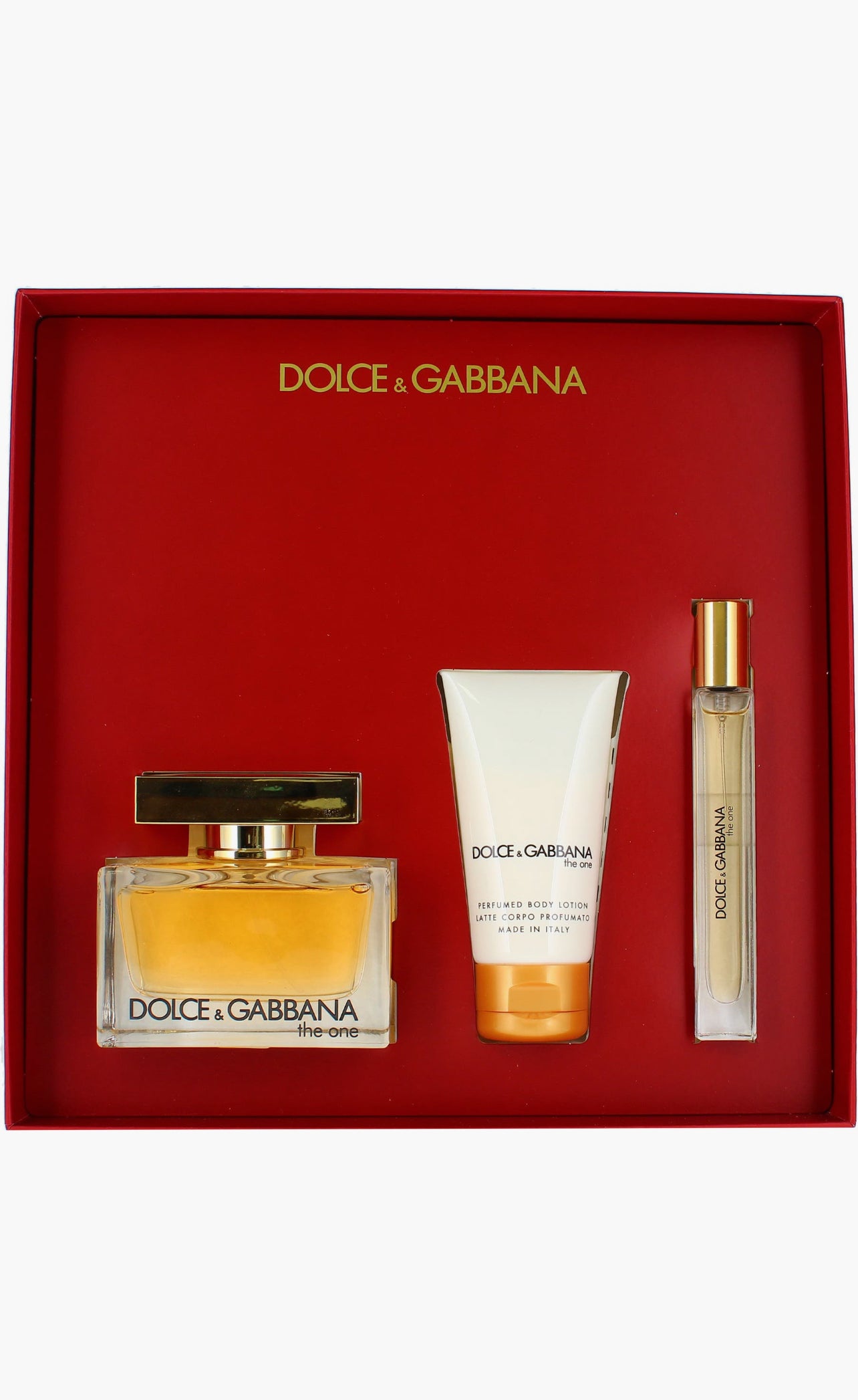 Dolce& Gabbana
The One Eau de Parfum 3-
Piece Set