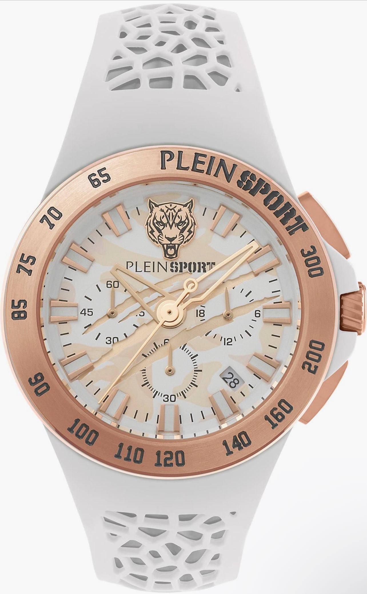 PHILIPP PLEIN
Camo Dial Three-Hand
Quartz Silicone Strap
Watch, 43mm